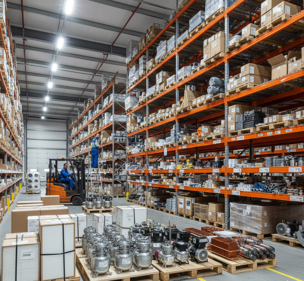 Warehouse and HVAC spare parts